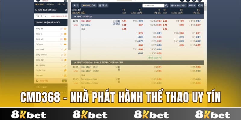 CMD368 - nhà phát hành thể thao uy tín